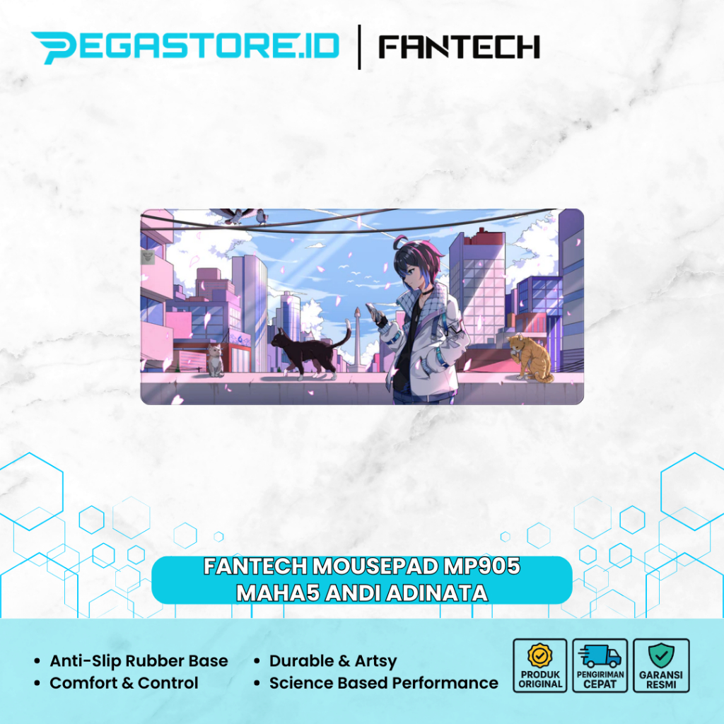 Fantech Mousepad MP905 Deskmat MAHA5 Andi Adinata