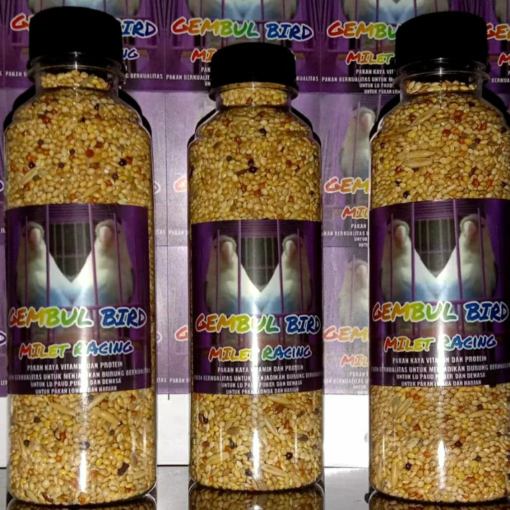 Pakan Lovebird Konslet / Pakan Lovebird Dosis Tinggi / Pakan Lovebird Gacor / Milet Racing