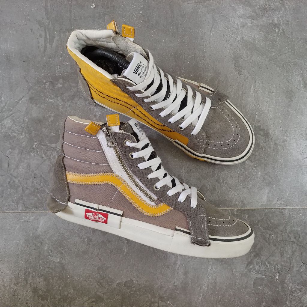 Vans SK8 Hi Reissue Cut and Paste Pewter Mango Mojito Original ( Size 41 )
