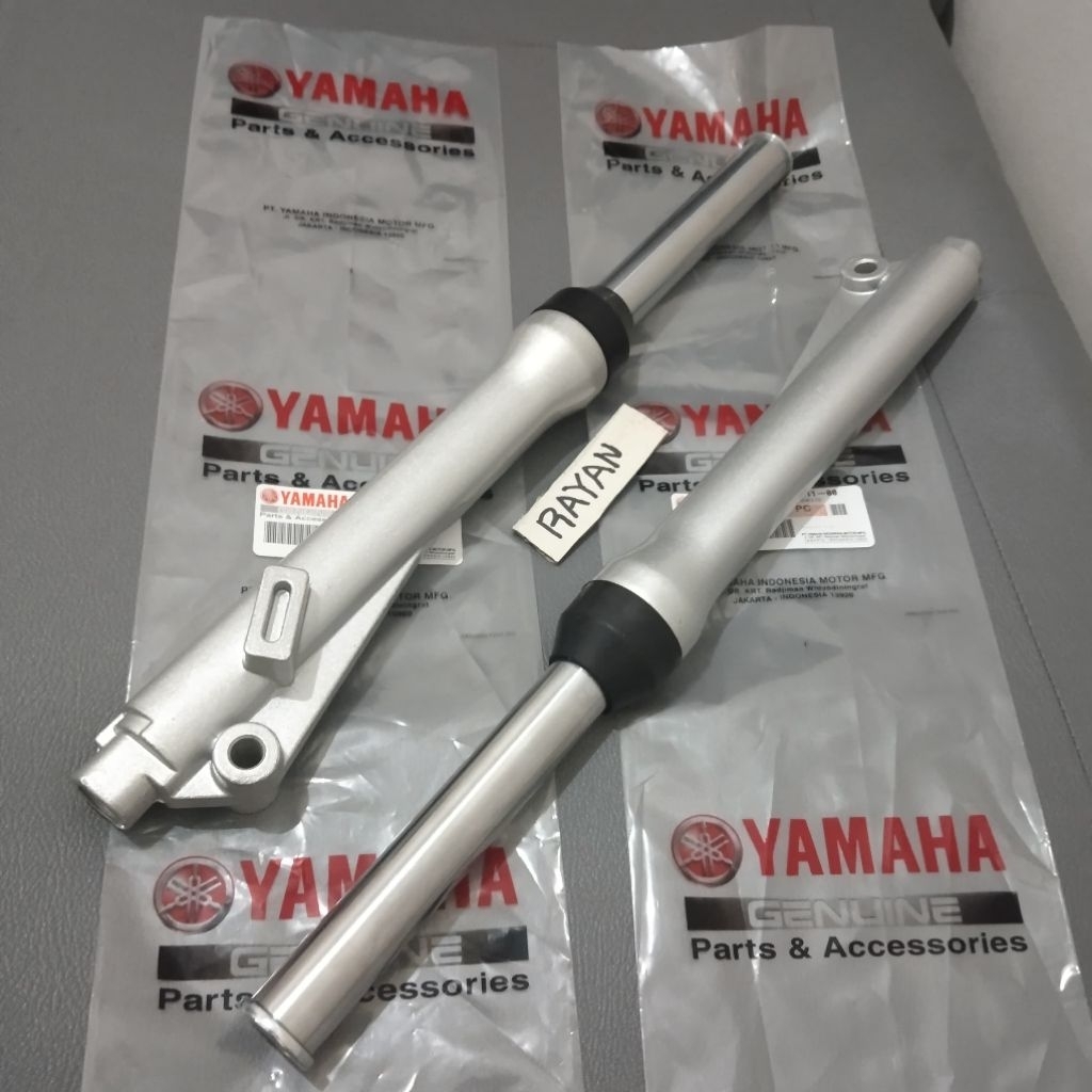 As shock depan plus tabung silver tromol fizr Alfa sigma crypton vega r lama