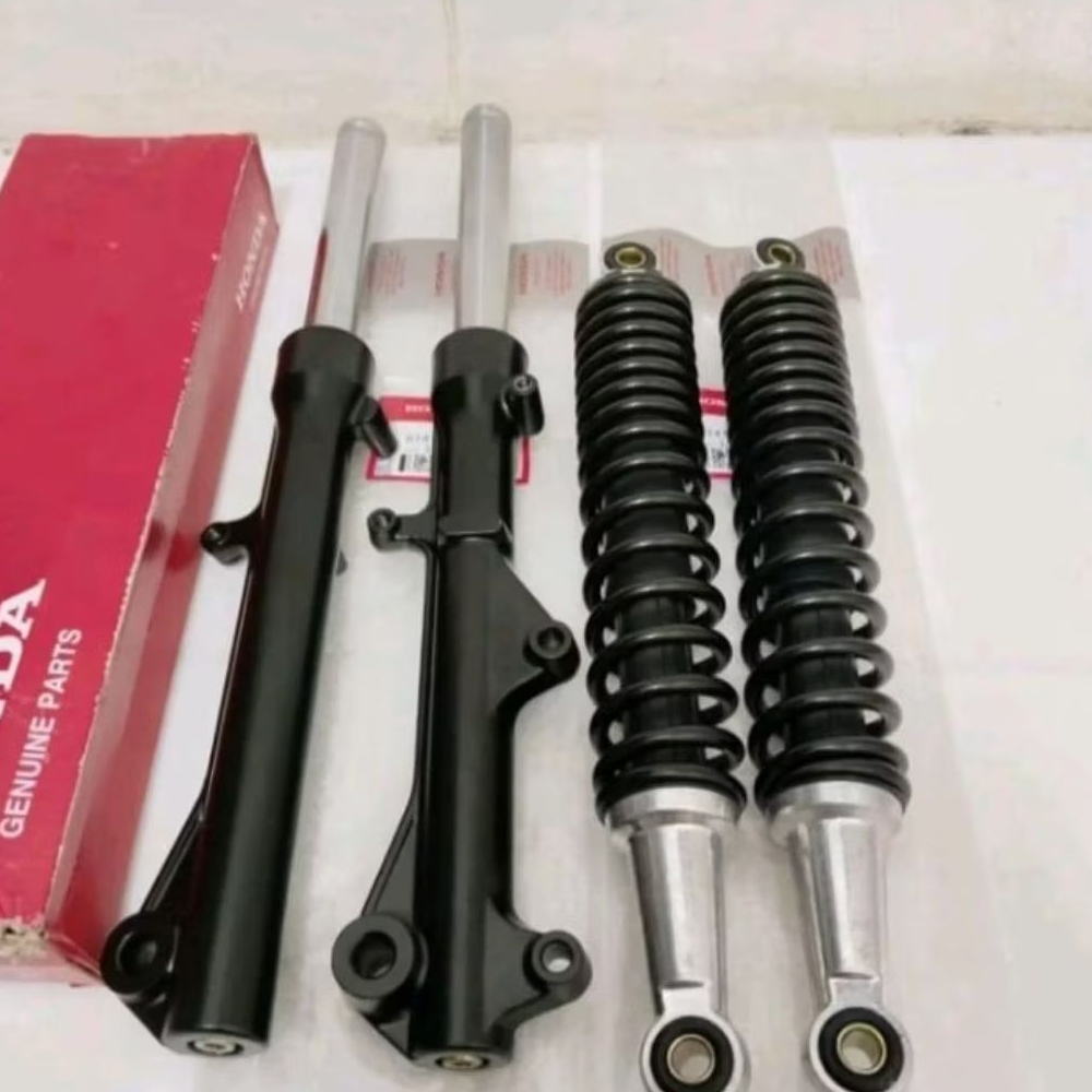 paket shock depan blakang as shock tabung + shock breaker honda revo abs revo 110 KWB