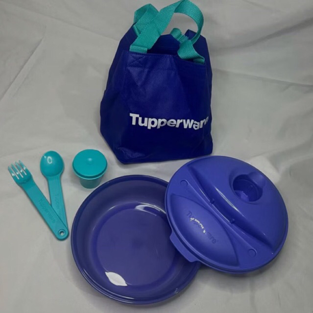 set tempat makan tupperware