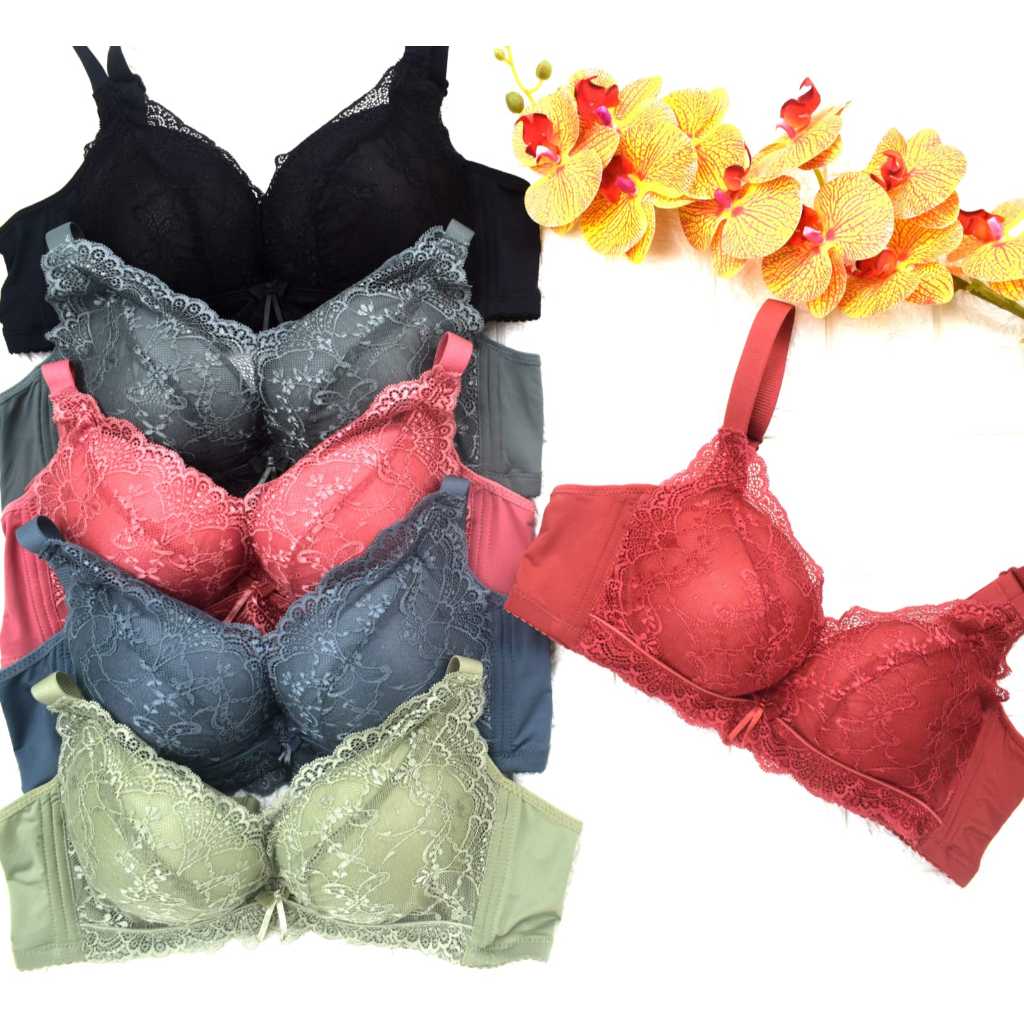 BBL 134 BH Busa Super Tebal Pushup BRA Double Busa Berkawat Kait 3 Bahan Blokat Halus Super Soft Mot