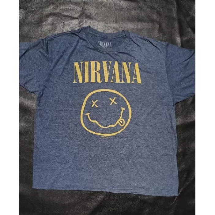 Kaos band Nirvana - Smiley Tee
