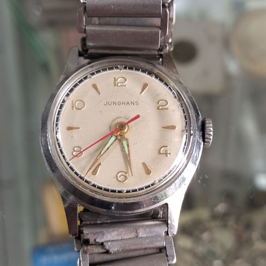 Jam Junghans wanita hand winding antik