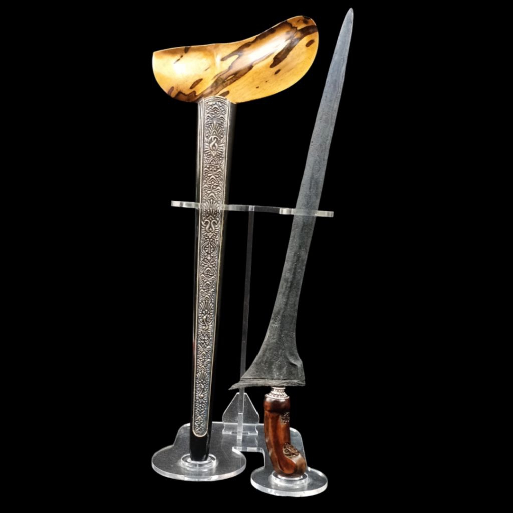 Keris Tilam Sari Pamor Keleng / Hurap / Pengawak Waja Original Tangguh Utuh Sepuh (TUS)