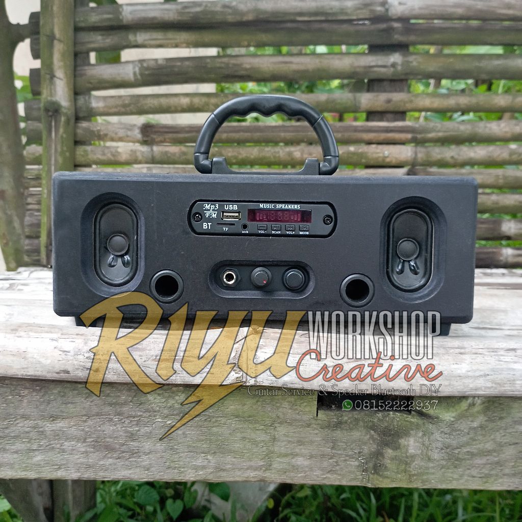 Mini compo bluetooth DIY 30watt colok listrik/adaptor