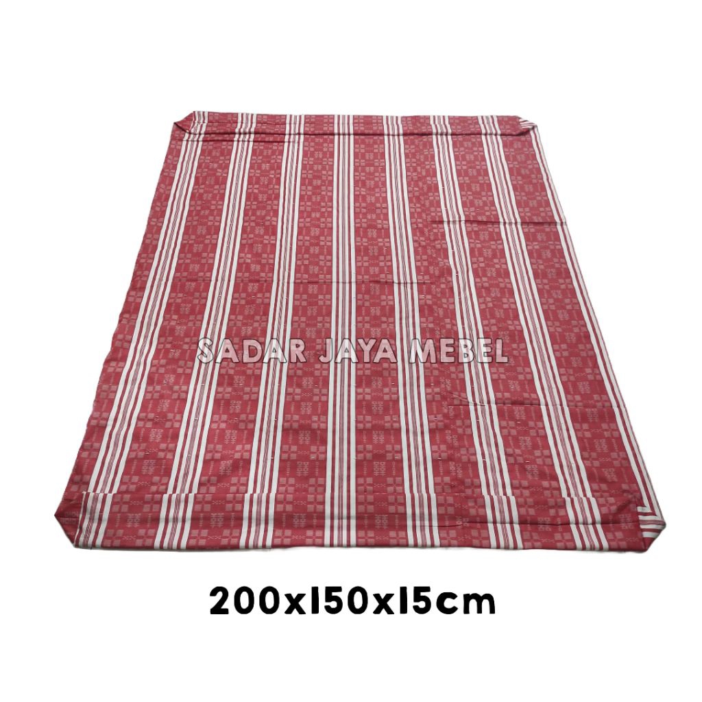 200×150cm tinggi 15,20,25cm urung kasur sarung kasur katun RRT asli merek lonceng tebal kuat adem aw