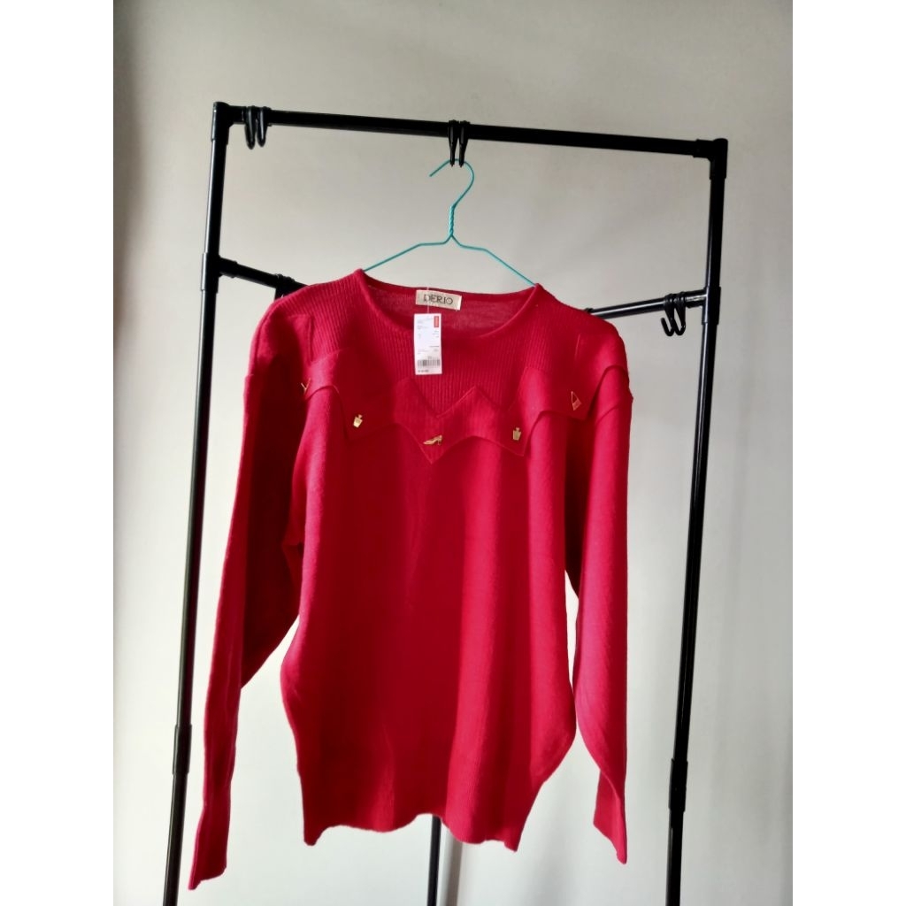PRELOVED SWEATER RAJUT BAHAN RAJUT TEBAL