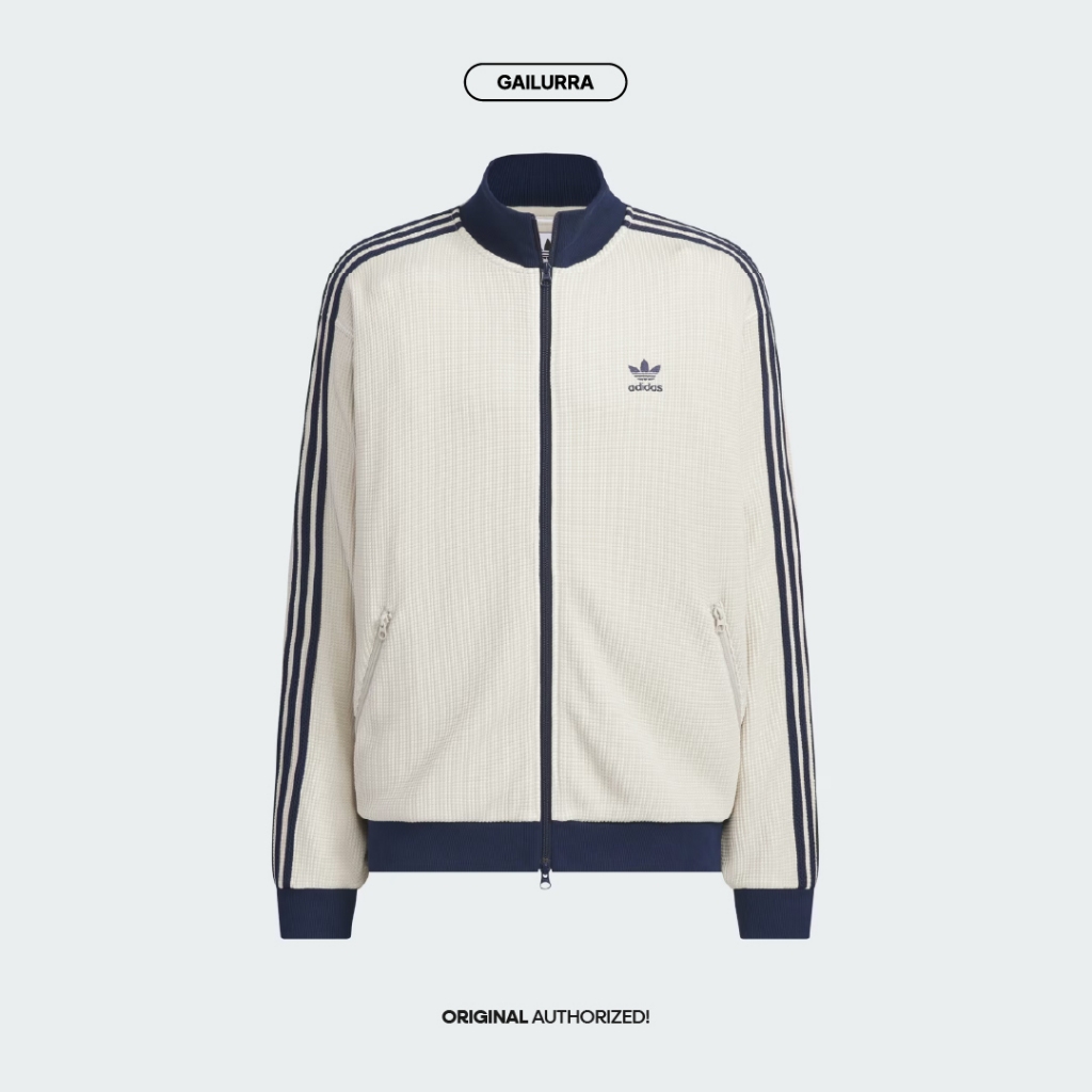 Adidas Knit Tracktop Beige Navy Original