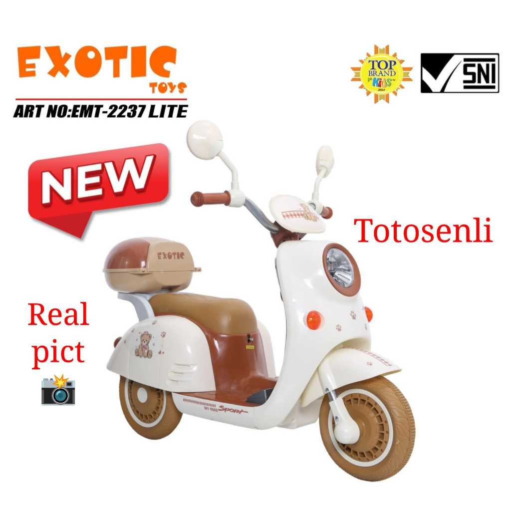 motor aki exotic 2237 mainan anak anak motor aki NEW