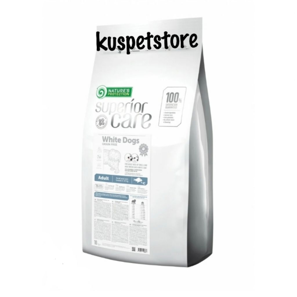 Makanan Anjing / Dogfood Natures Protection Superior Care White dog Adult  Whitefish 17kg