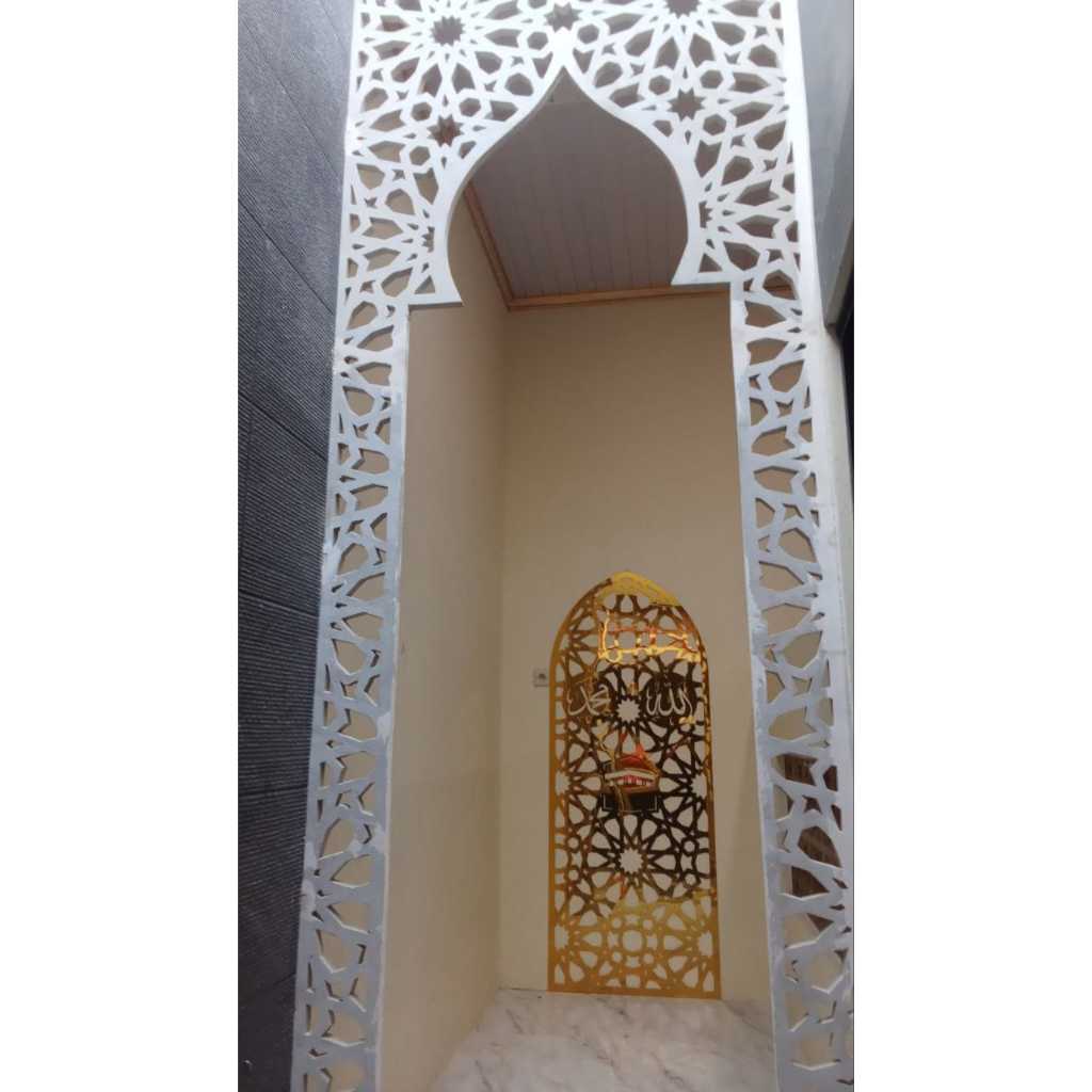 Mihrab GRC Modern Islami untuk Masjid Bekasi