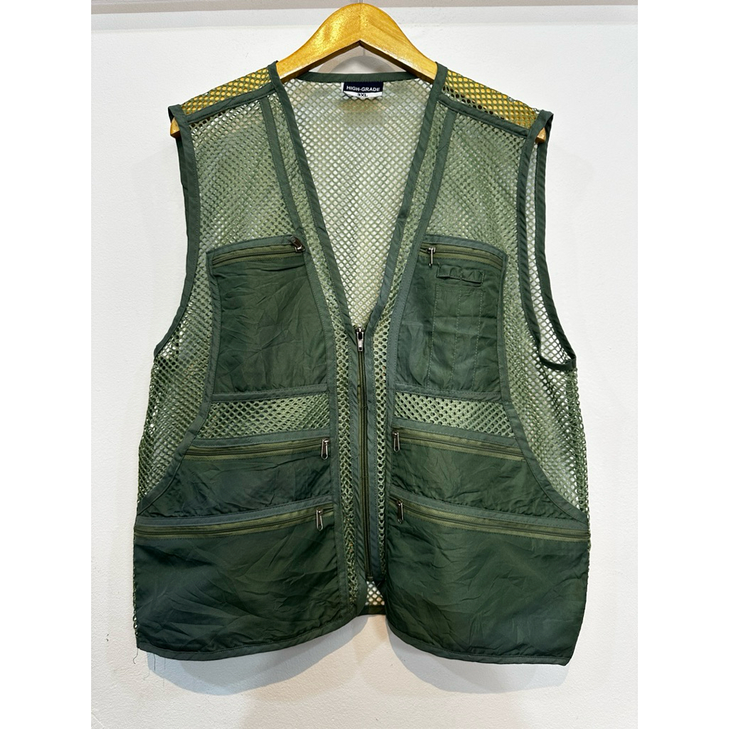rompi second vest tactical multipocket safety proyek mancing 039
