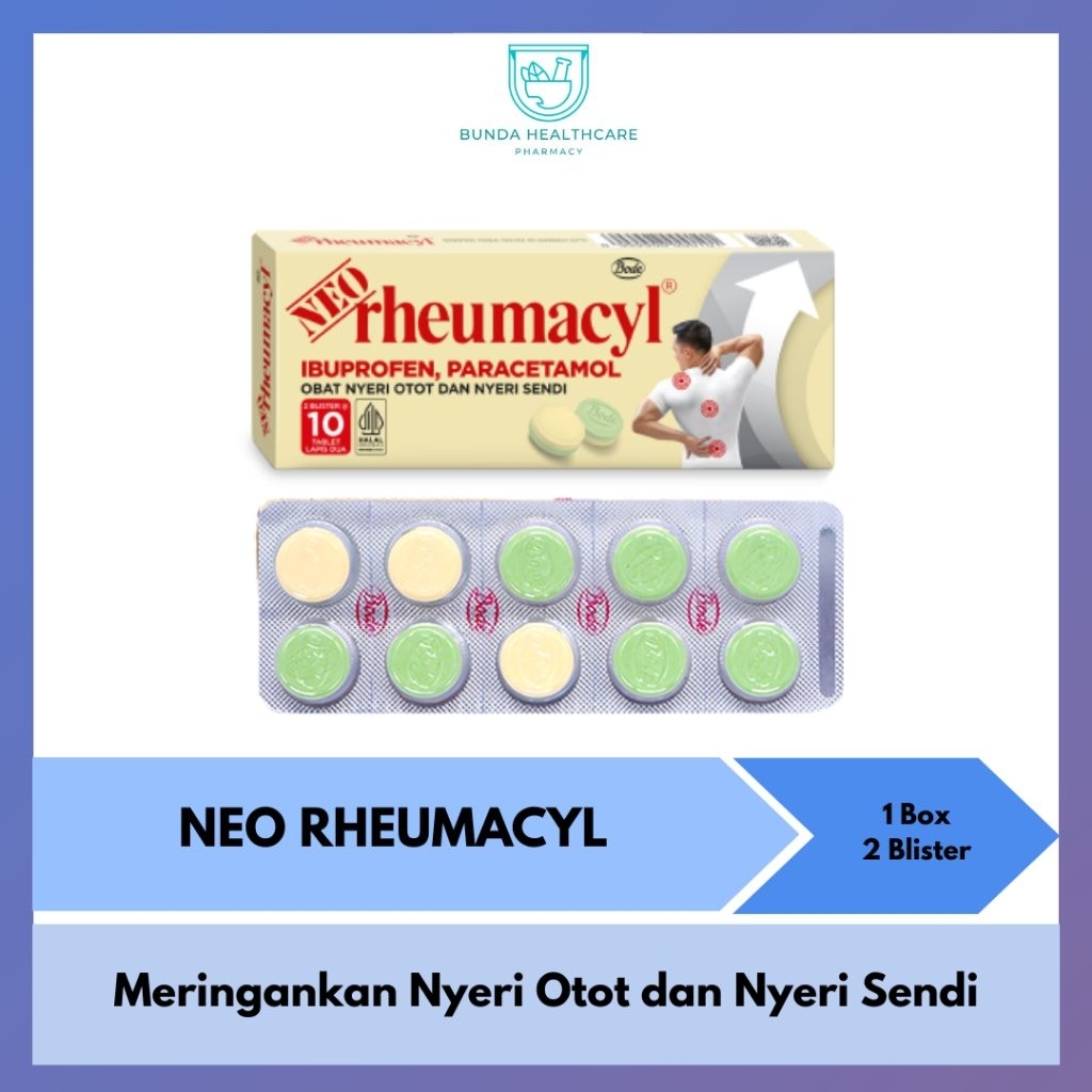 Neo Rheumacyl Tablet | Meringankan Nyeri Otot, Nyeri Sendi, Sakit Pinggang, Sakit Kepala