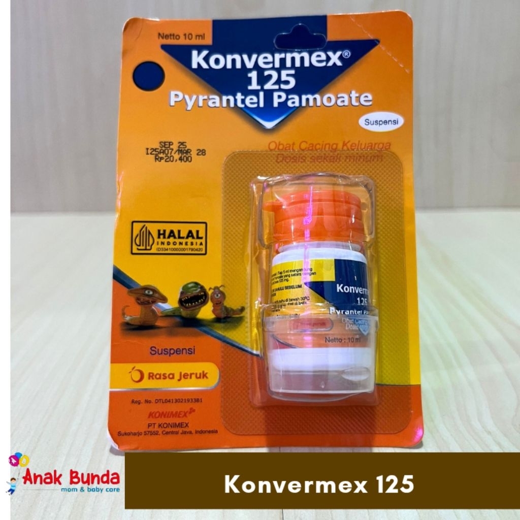 Konvermex 125 Pyrantel Pamoate