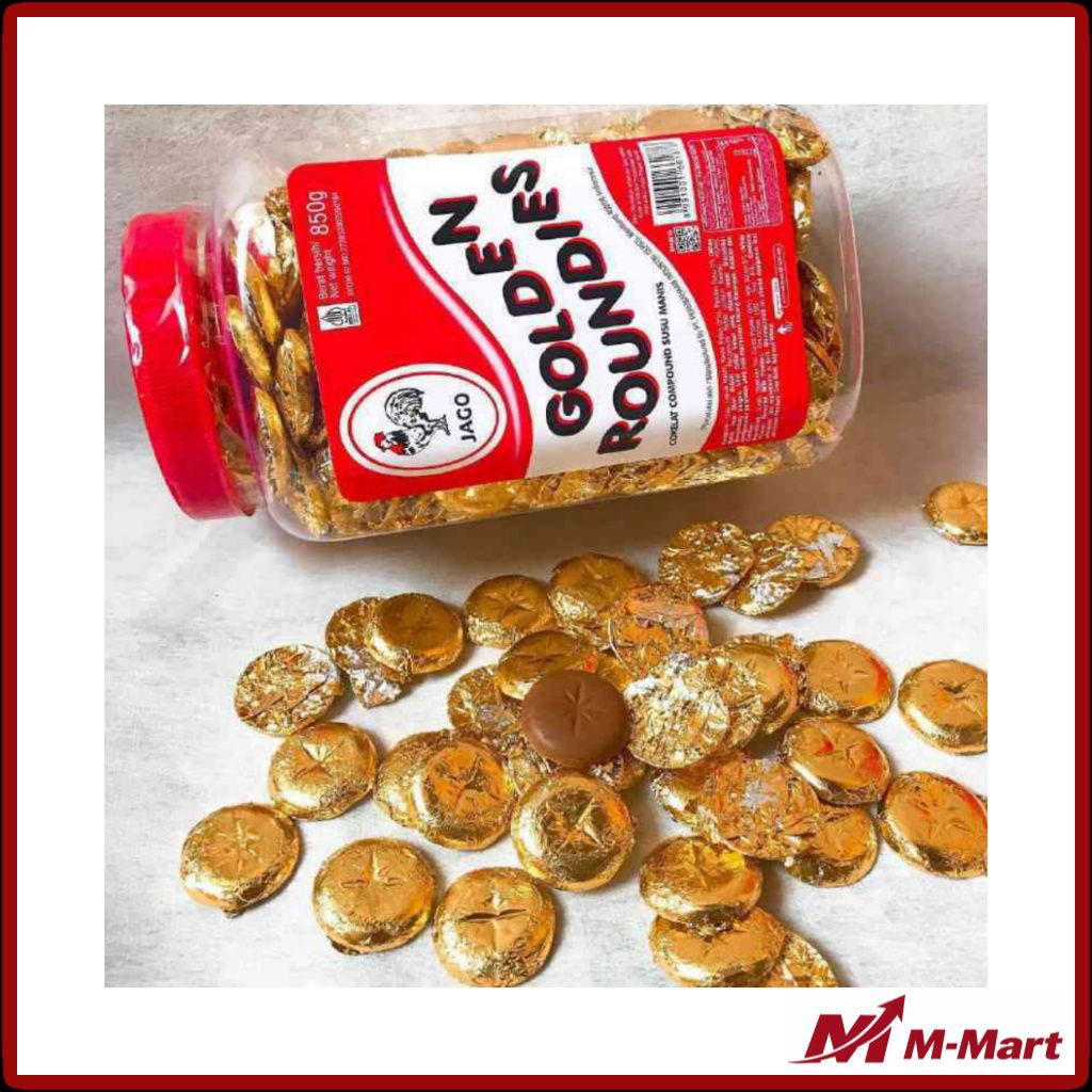 Golden Roundies Toples 200 gr Cokelat Koin