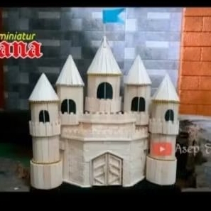 miniatur istana stik es krim