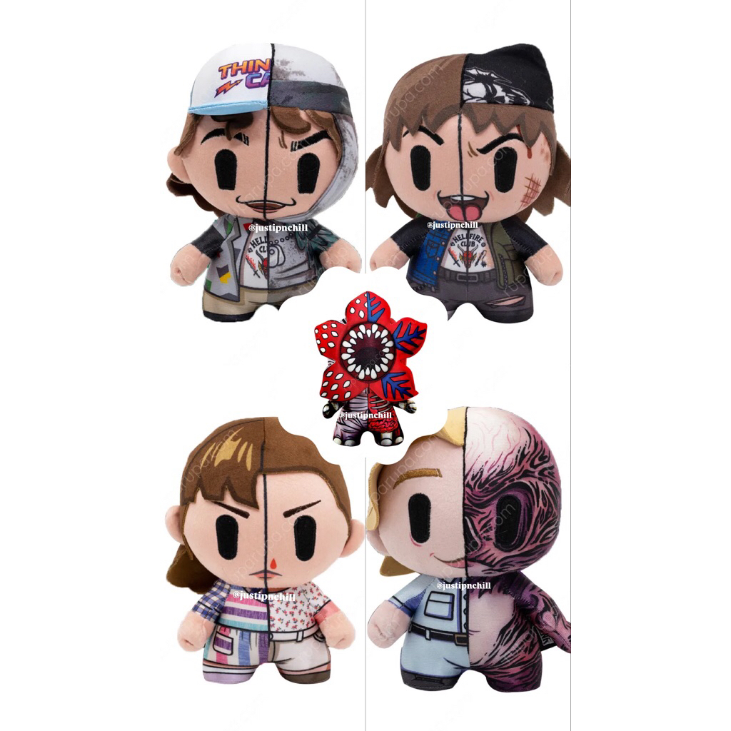 [READY STOCK] Stranger Things Boneka Stranger Things Dustin, Eleven, Eddie, Vecna, Demogorgon