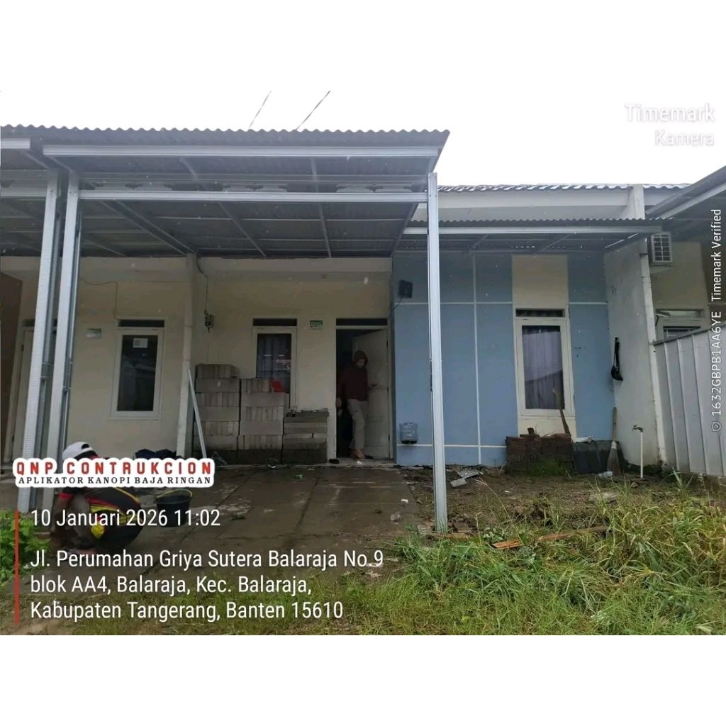 kanopi baja ringan atap asbes