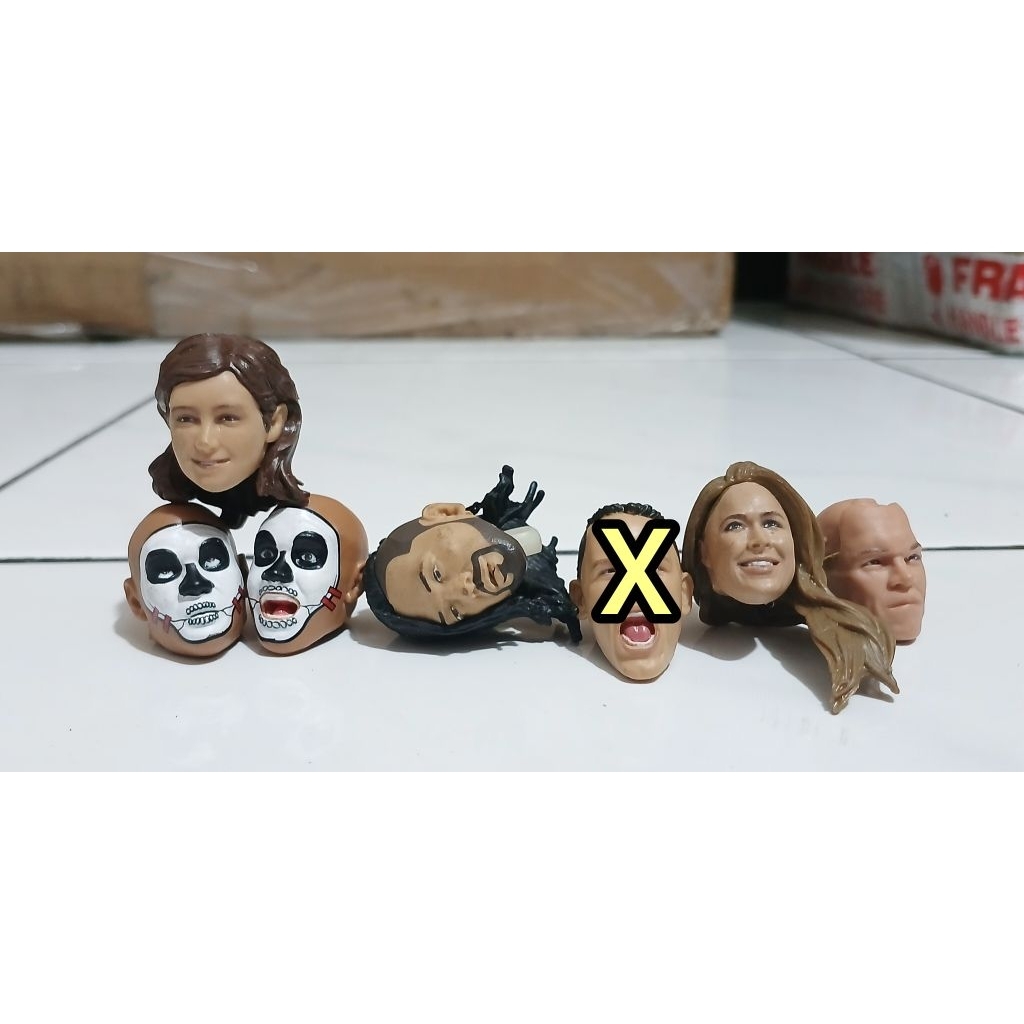 WWE AEW MATTEL JASWAREZ BODY PARTS HEAD KITBASH FODDER CUSTOM 1:10 1:12