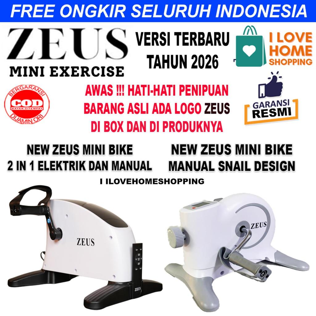 Zeus Mini Bike - Zeus Mini Elektrik Bike - Sepeda Statis Terapi - sepeda terapi statis