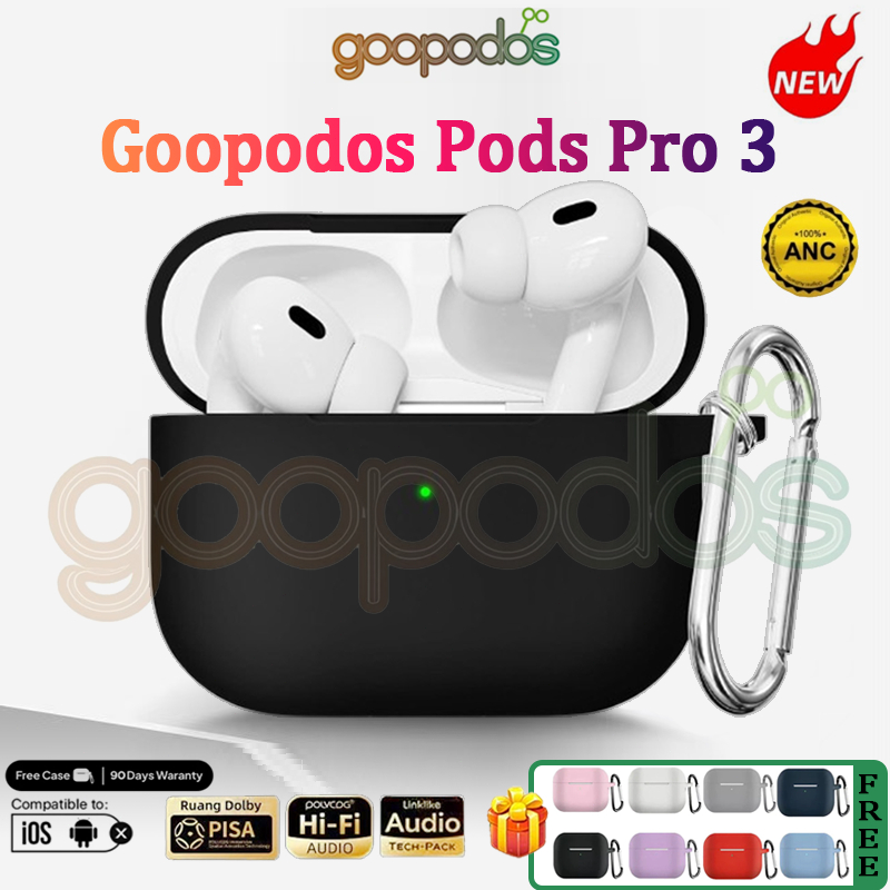BIG PROMO GOOPODOS TWS ANC PODS PRO 3 /TWS PODS PRO 2 / TWS PODS GEN4 EARPHONE BLUETOOTH HEADSET