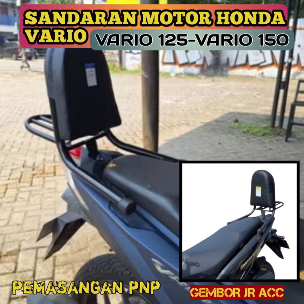 Sandaran Jok Belakang Motor Matic. Vario 125/150