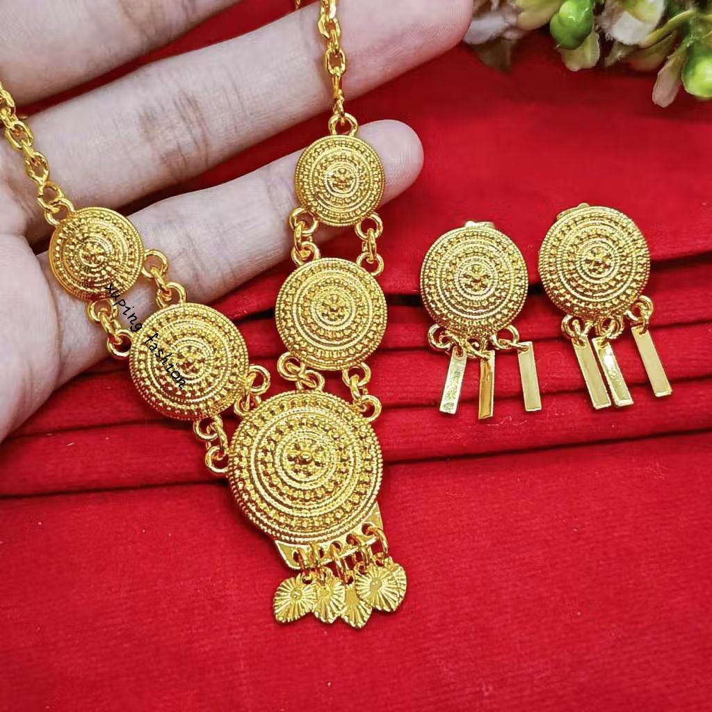 set perhiasan dubay gold mewah