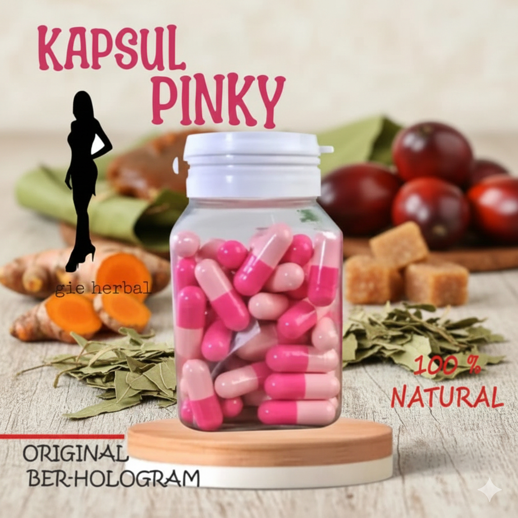 PIL PINK HERBAL ALAMI PELANGSING OBAT DIET ORIGINAL MANJUR