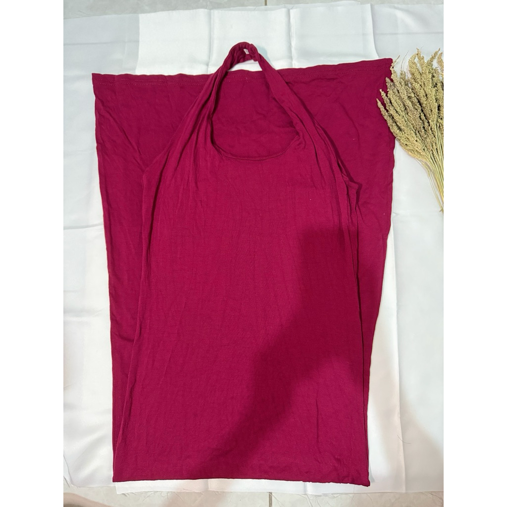 Dress Merah Spandek