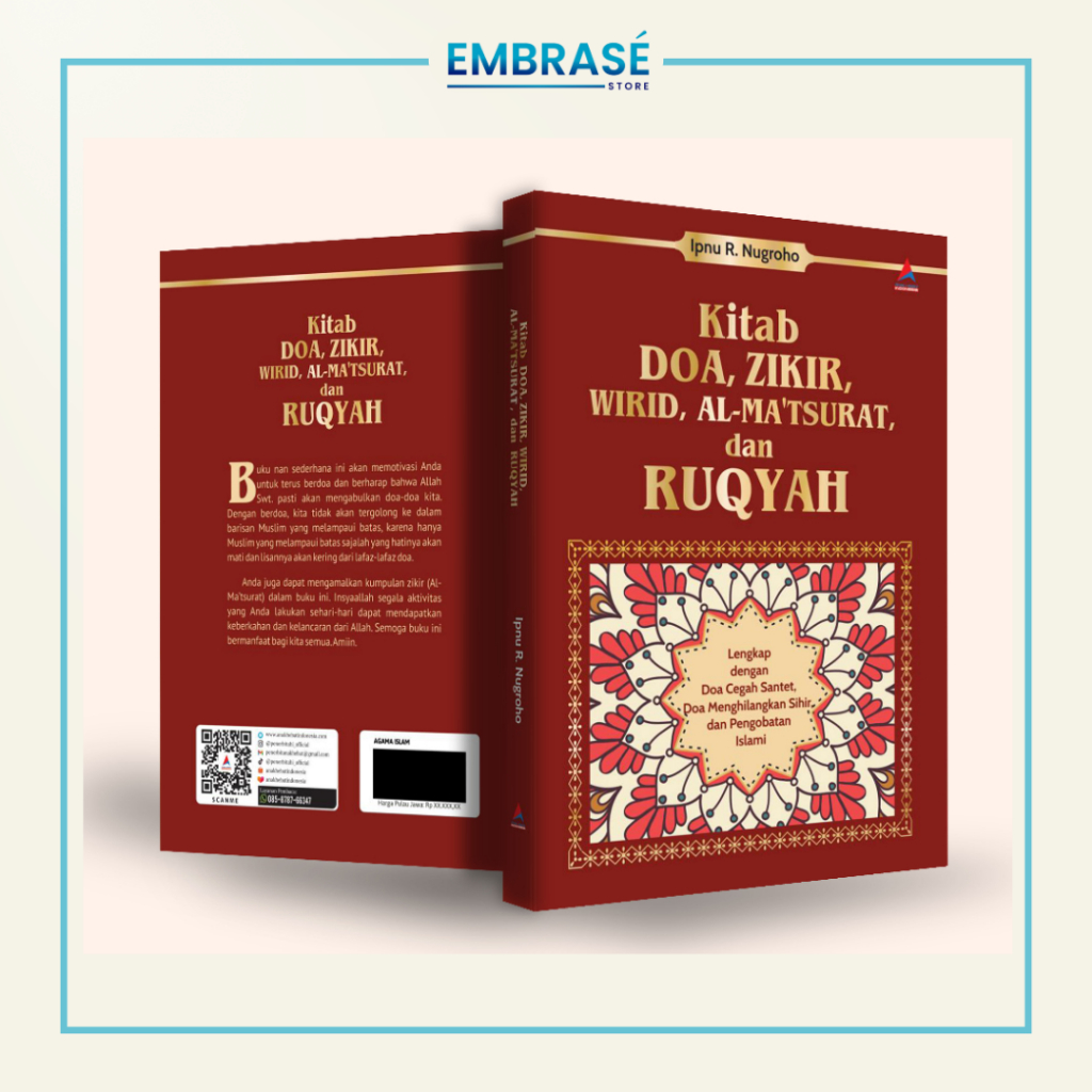 Buku Kitab Doa, Zikir, Wirid, Al-ma'tsurat, Dan Ruqyah : Lengkap Dengan Doa Cegah Santet, Doa Menghi
