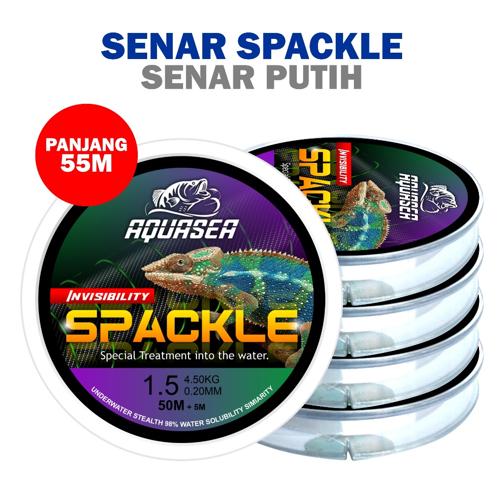 PETUALANGAN PANCING Senar Pancing Putih Nilon Memancs Pancing Ikan  Spackle Bunglon  Pancing Nilon