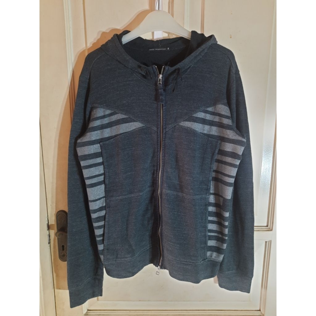 Hoodie Double Zipper Marithe Francois Girbaud ( Bonus Crewneck Vintage Reebok X NFL )
