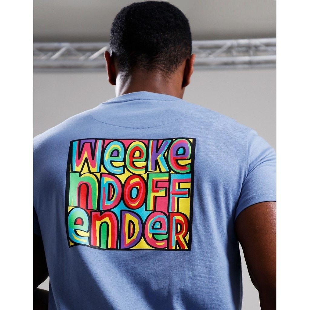 Weekend Offender Mad Cyril T-Shirt Blue Original