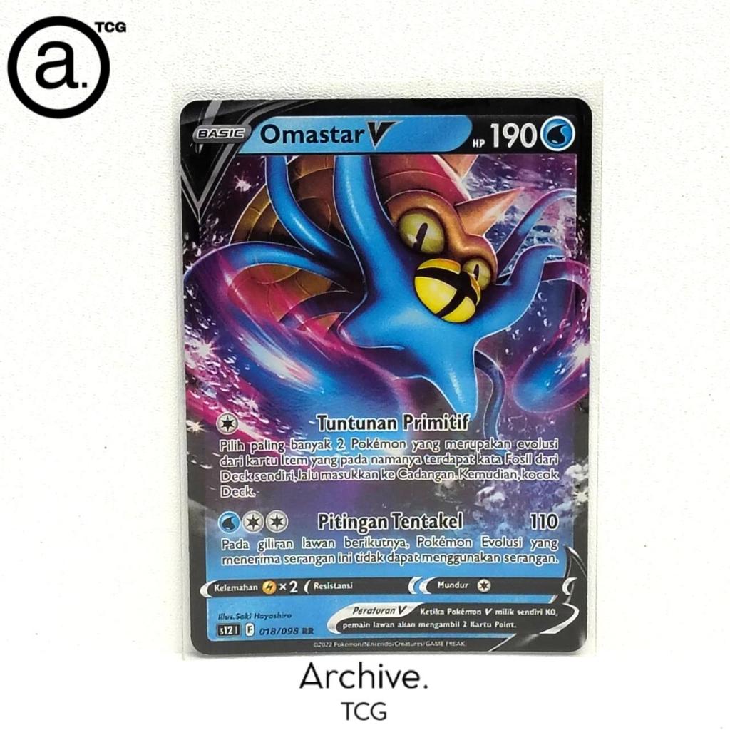 Omastar V (018/098) Pokemon Indonesia ~ Pemicu Paradigma S12
