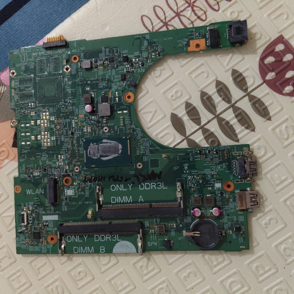 motherboard mainboard mobo mati laptop dell 3458