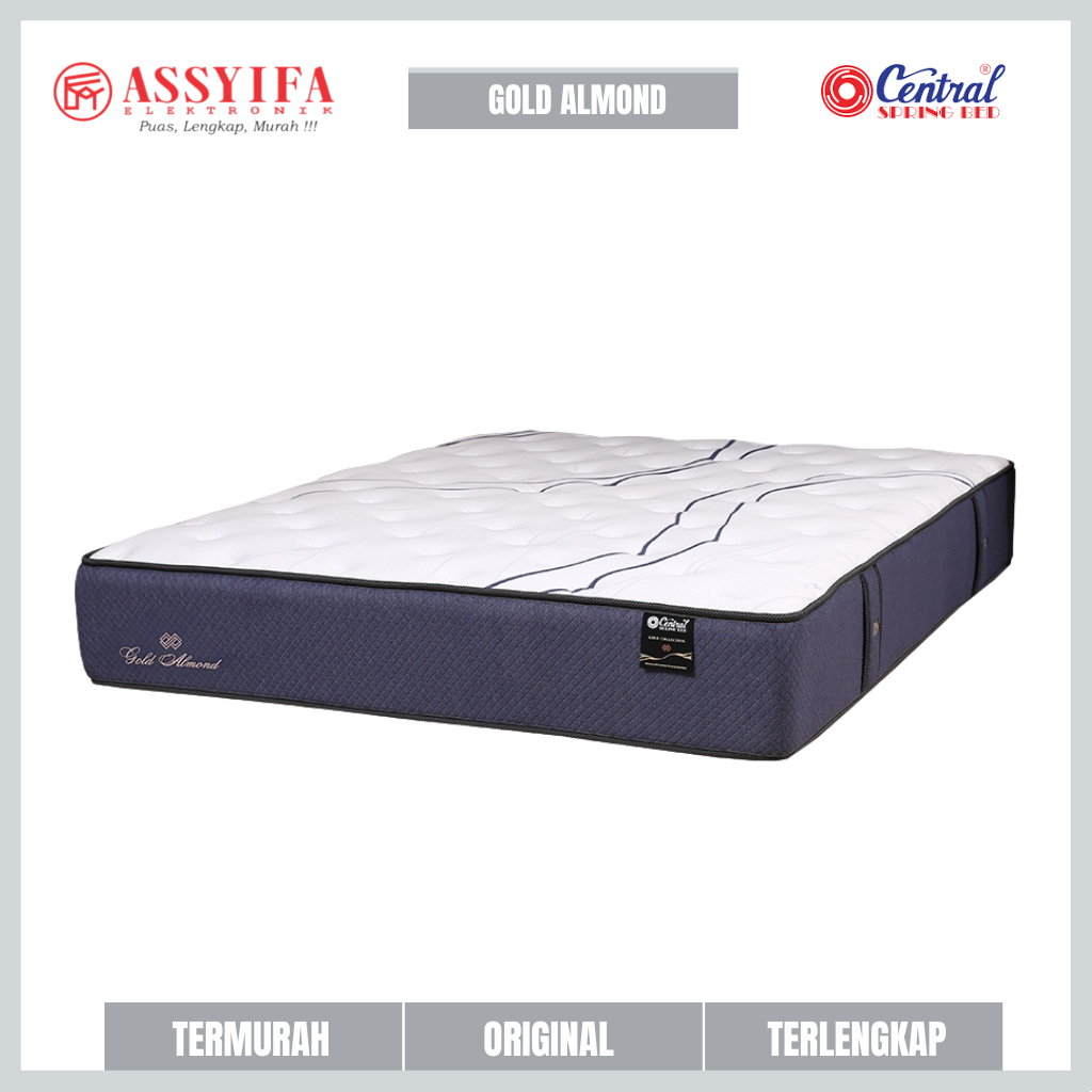 CENTRAL SPRINGBED GOLD ALMOND EXCLUSIVE UK 160