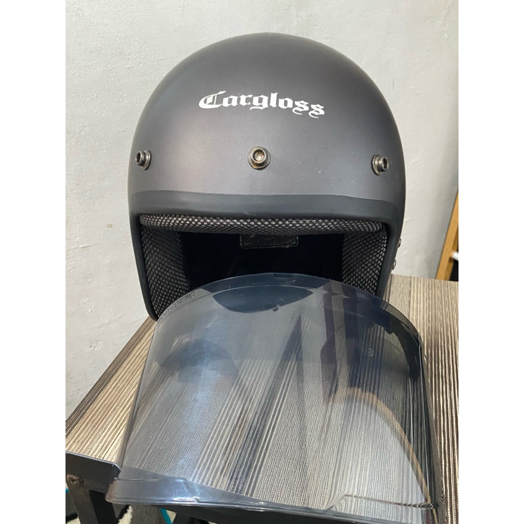 PRELOVED HELM BOGO DARK GREY DOFF