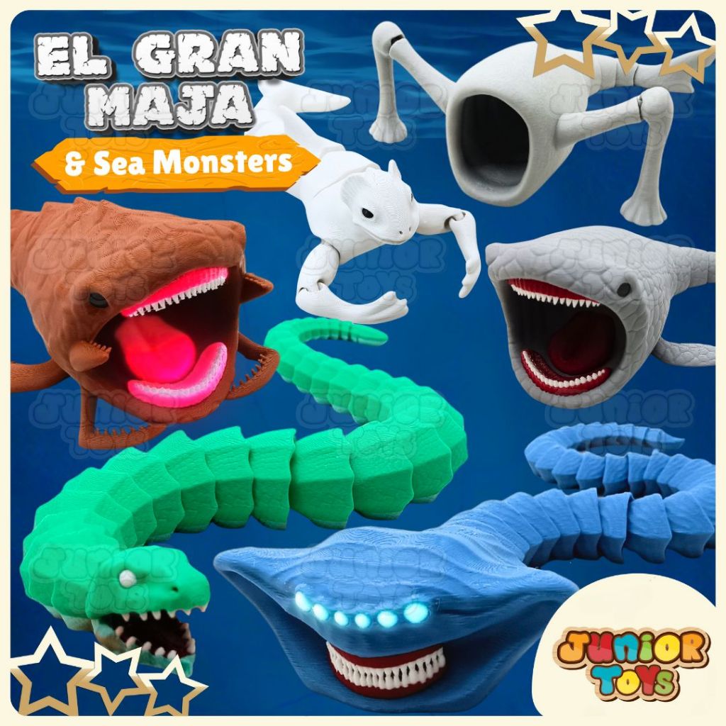 Mainan El Gran Maja Sea Eater Monster Laut The Bloop
