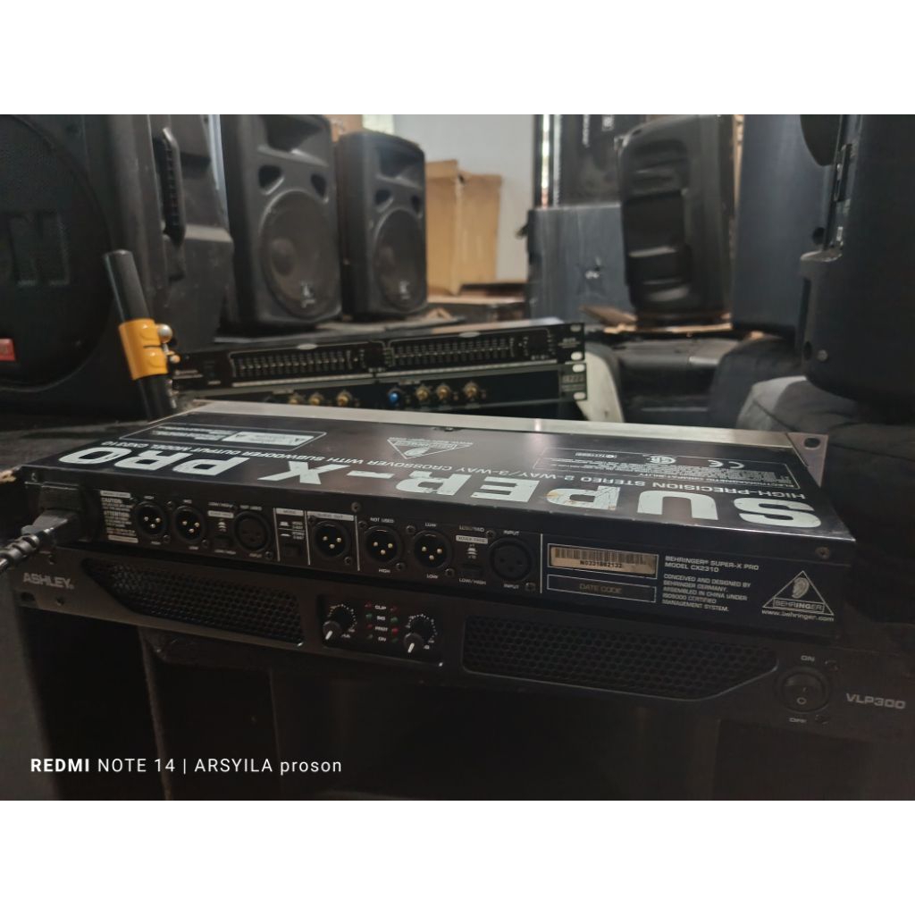 crossover behringer CX3120 ORIGINAL