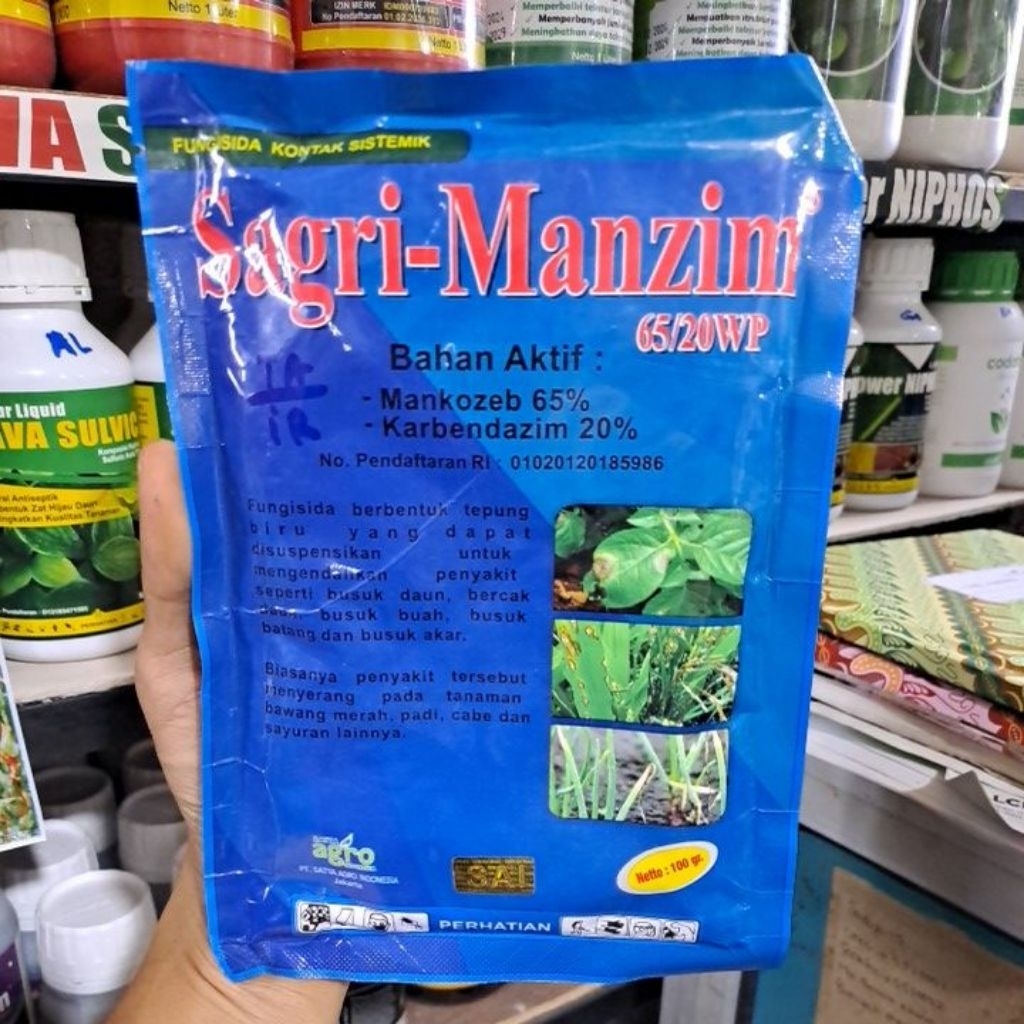 Fungisida Sagri Manzim  65/20 WP 100gr/Sagri Manzim