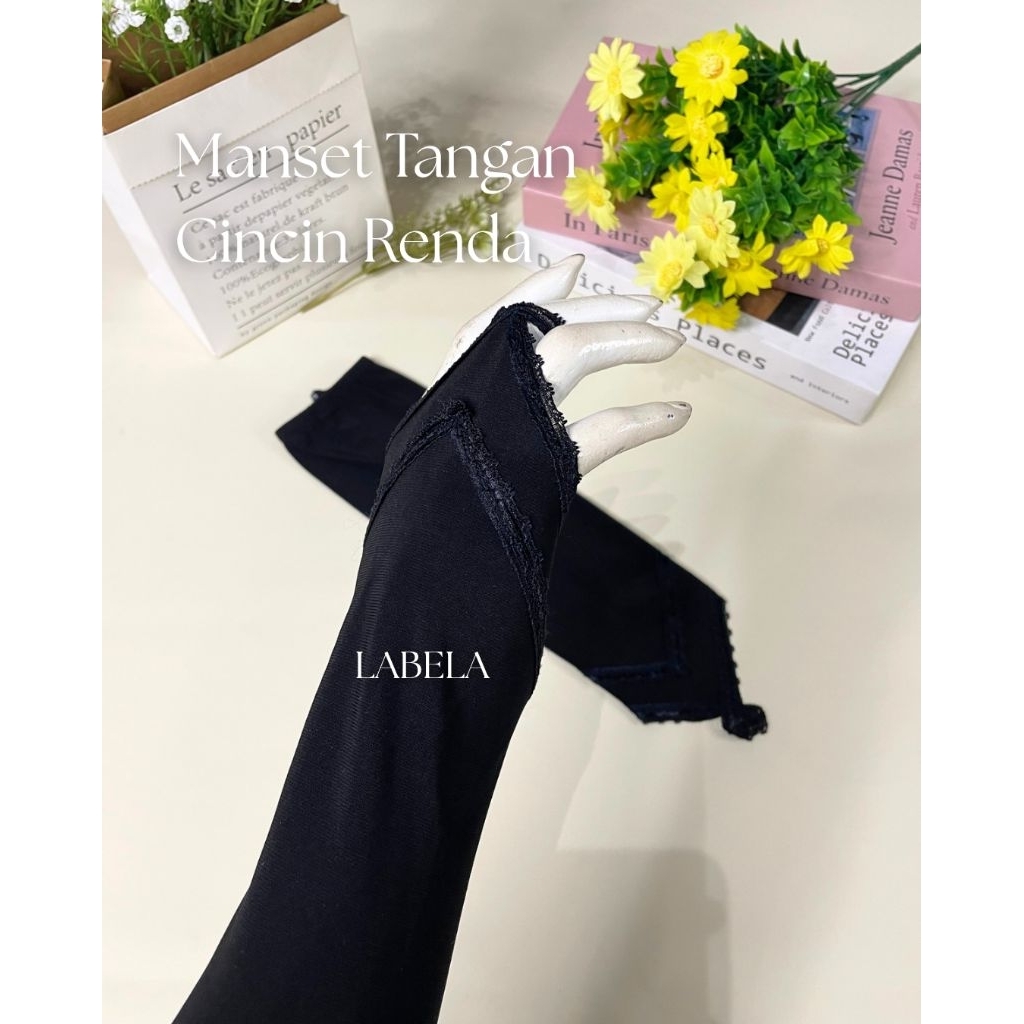 Manset Tangan Cincin Renda Manset Tangan Renda Manset Tangan Anti Uv Wanita Manset Tangan Adem Premi