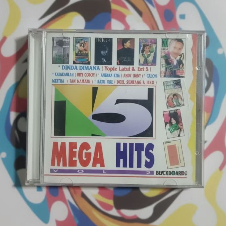 CD 15 Mega Hits (Cover Kucel / Disc Bagus) / Conny Dio, Paramitha Rusady, Nindy Ellesse, Yana Yulio,