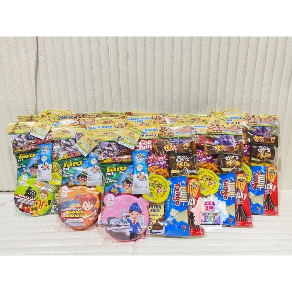Paket snack Mini Lunchbox extra Hampers snack Goodiebag snack parcel snack anak