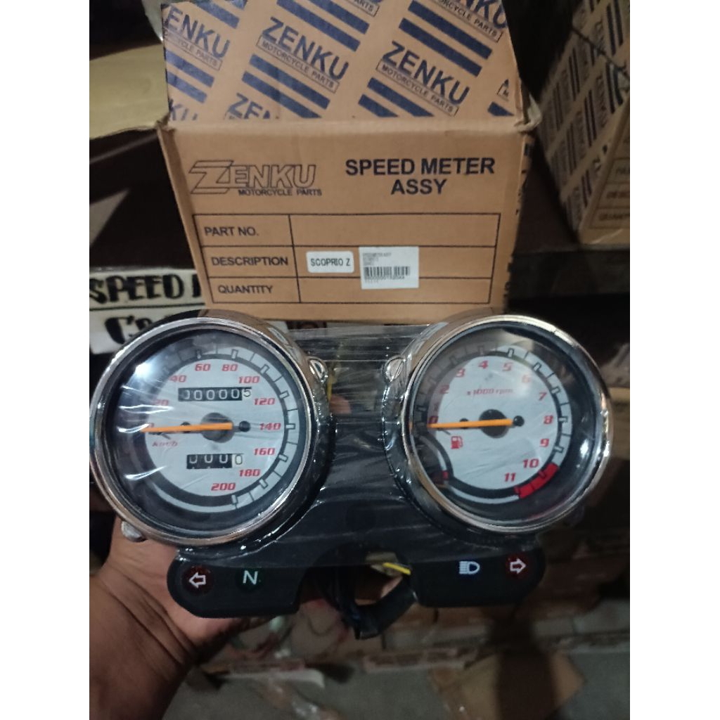 Spidometer Yamaha SCORPIO Z Merk Zenku