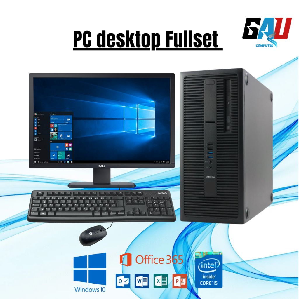 PC Komputer Fullset Lengkap | Monitor + CPU + Keyboard Mouse Murah Bergaransi