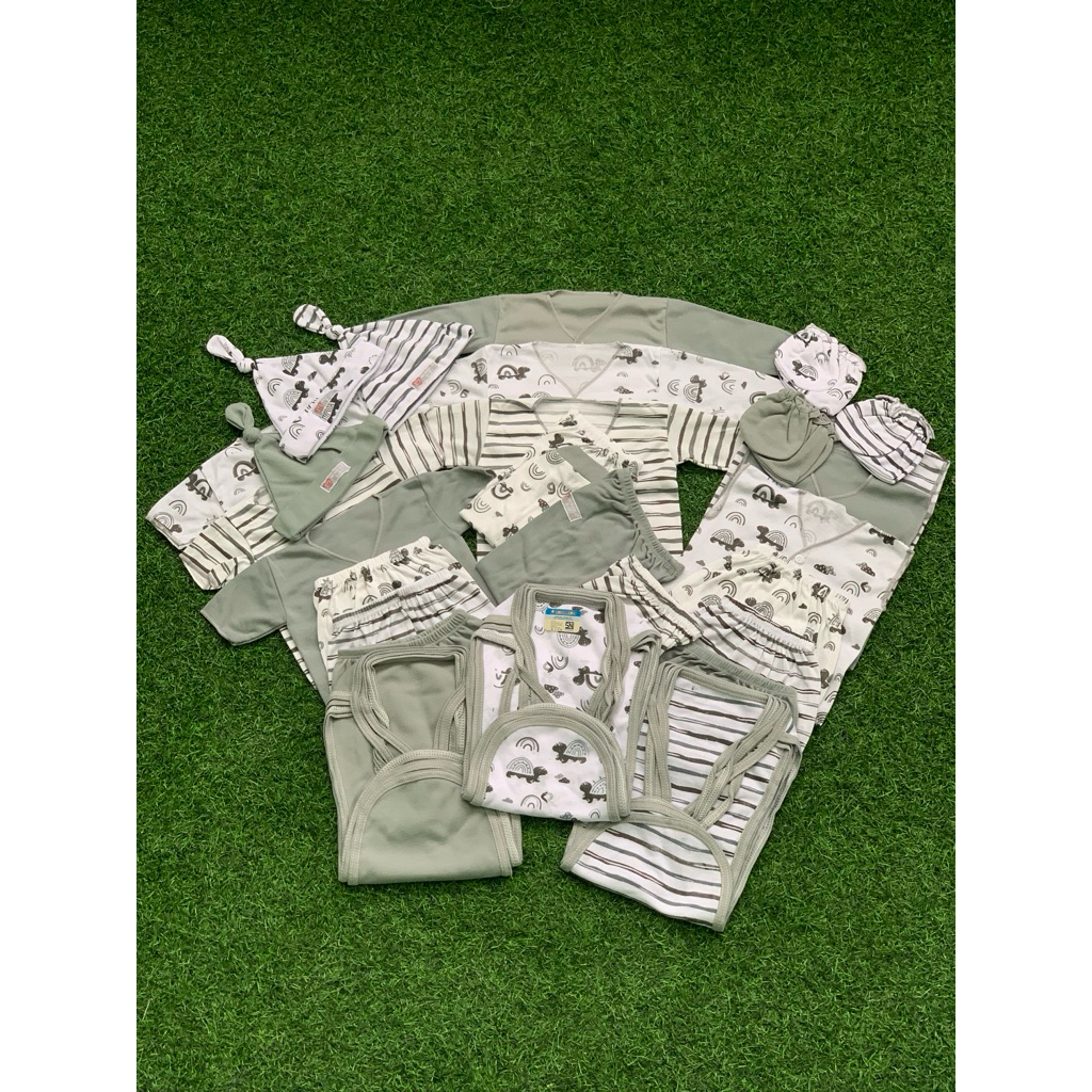 Paket 39 pcs baju bayi baru lahir