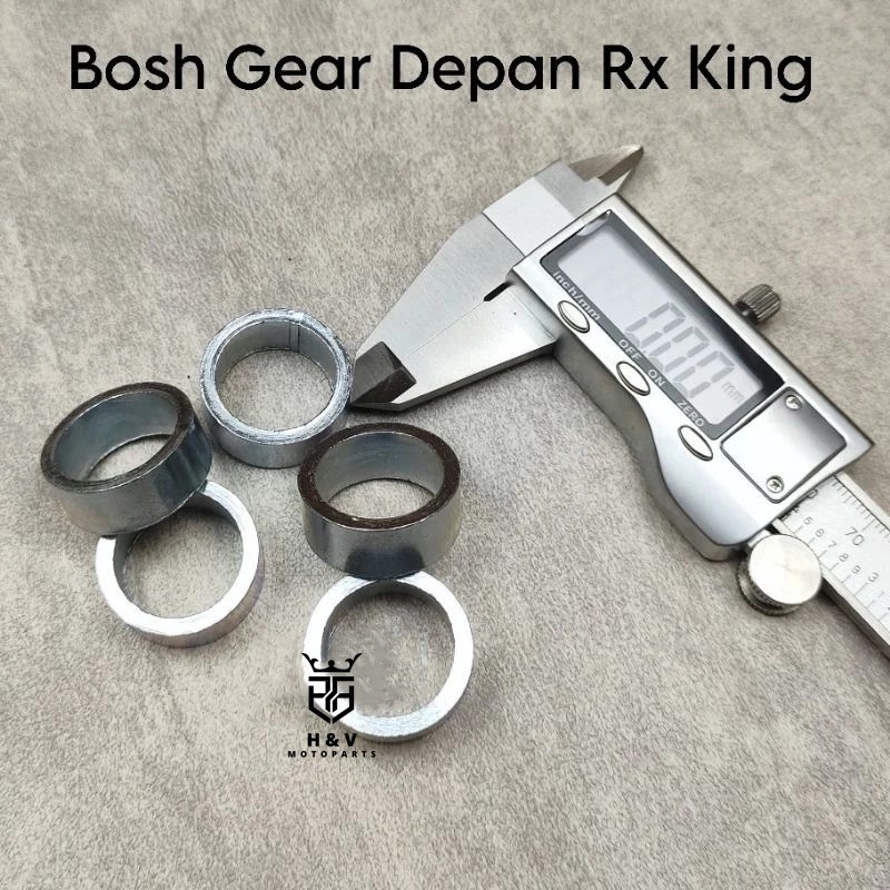 Bosh Gear Depan RX King RXK RXS RXZ Aluminium CNC Presisi Anti Karat Sparepart Gir Depan Motor Yamah