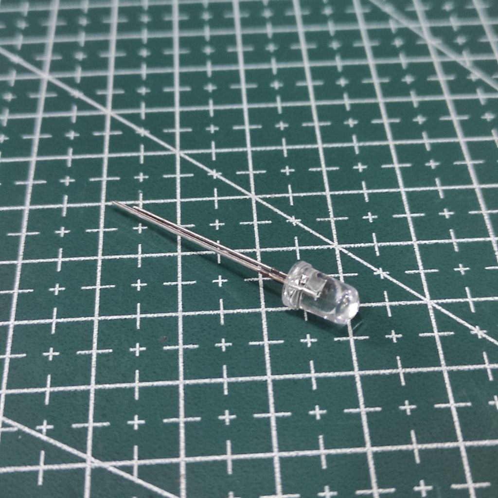 10pcs lampu LED 5MM RGB 3 warna 3W kedip merah biru hijau 3v